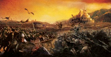 Concept art for the video game "The Lord of the Rings: The Battle for Middle-earth." (Photo courtesy of EA)