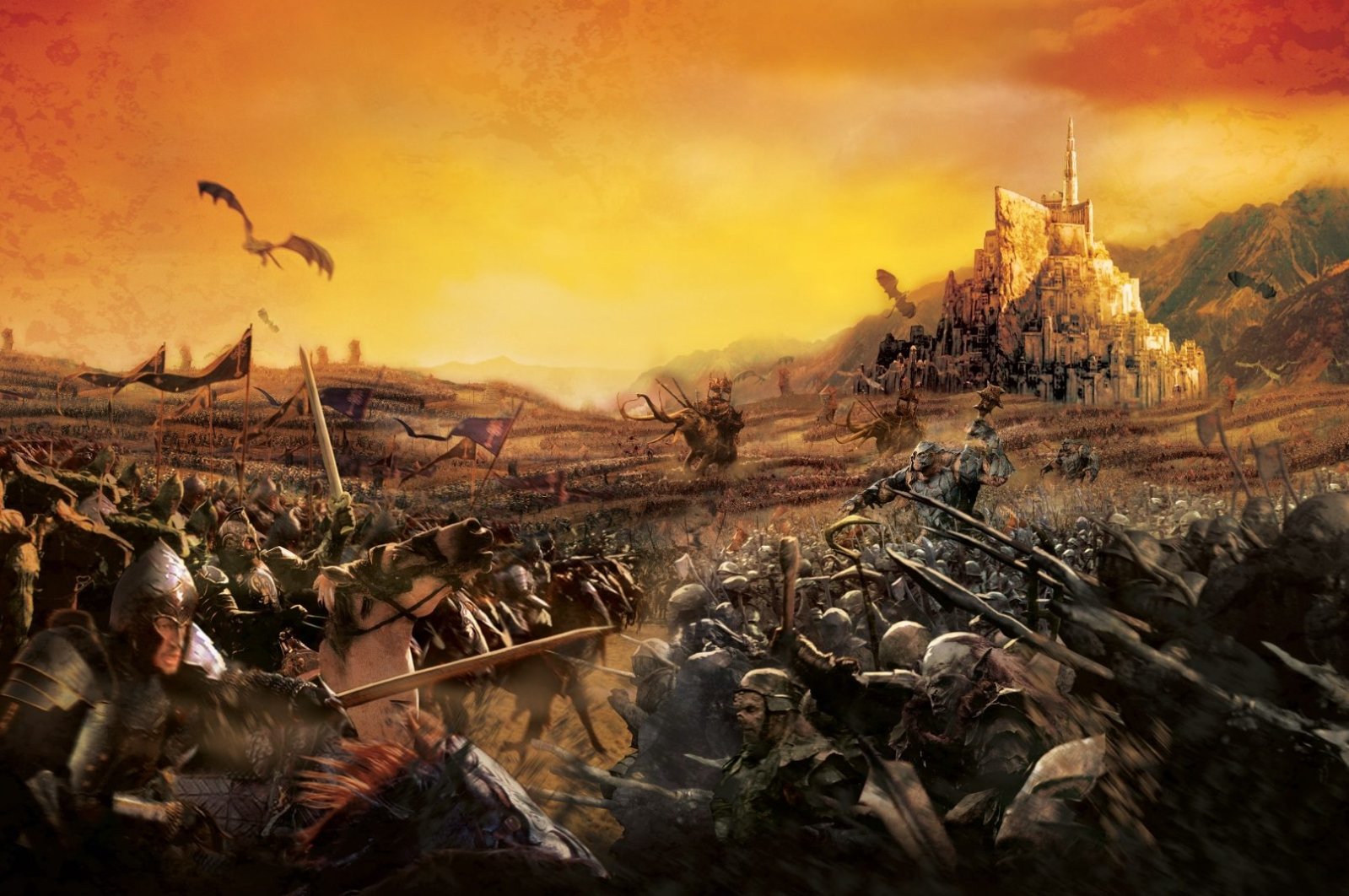 Concept art for the video game "The Lord of the Rings: The Battle for Middle-earth." (Photo courtesy of EA)