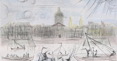 Don Quixote illustrations by Salvador Dali, Istanbul, Turkey. (Photo courtesy of Küçükçekmece Municipality)