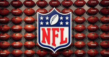 The NFL logo is seen at an event in New York, U.S., Nov. 30, 2017. (Reuters Photo)
