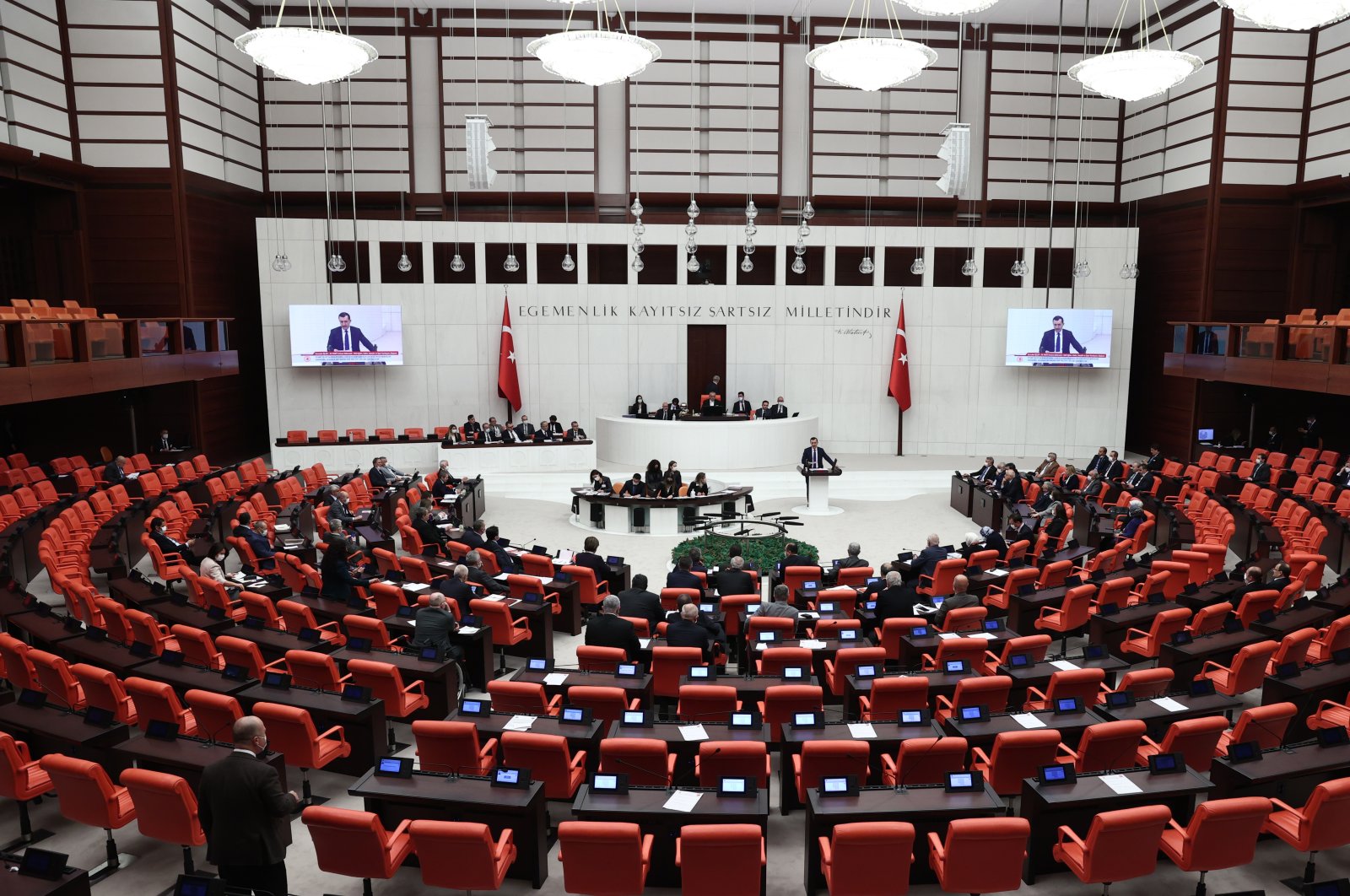 The General Assembly of the Turkish Parliament, Ankara, Turkey, March 16, 2022. (AA File Photo)