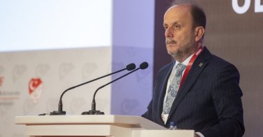 TFF's Mehmet Baykan speaks at a program in Ankara, Turkey, Sept. 3, 2020. (AA Photo)