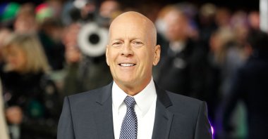 In this file photo taken on Jan. 9, 2019, American actor Bruce Willis poses upon arrival for the European premiere of Glass in central London, Britain. (AFP File Photo)