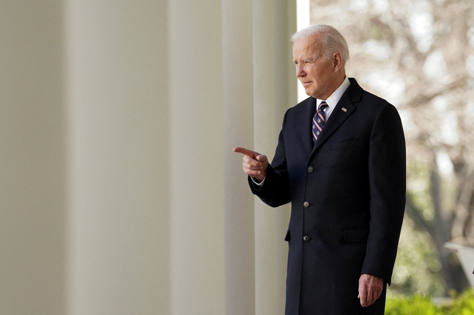 U.S. President Joe Biden enters the Rose Garden during a ceremony at the White House in Washington, U.S., March 29, 2022. (Reuters Photo)