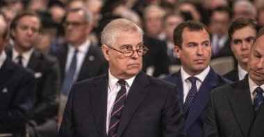 Prince Andrew attends an event in London, U.K., March 29, 2022. (AP PHOTO)
