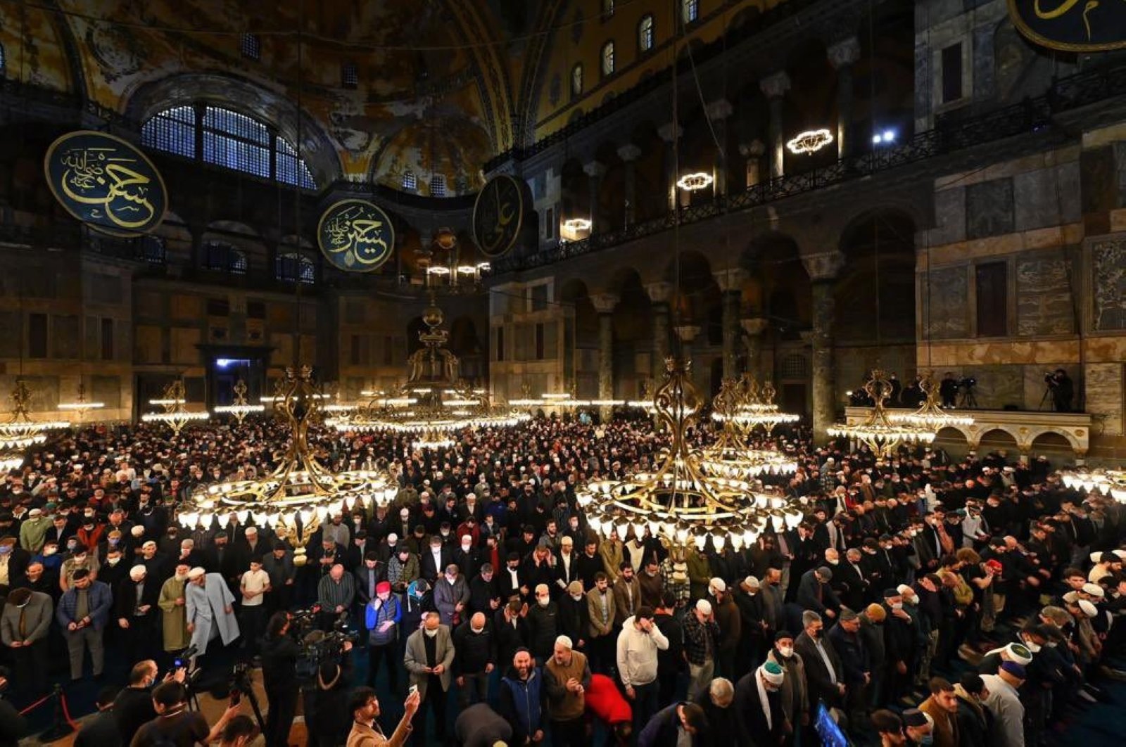 Masjid Agung Hagia Sophia Turki gelar Sholat Tarawih pertama dalam 88 tahun