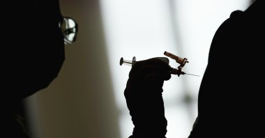 A nursing student administers the Moderna COVID-19 vaccine at a vaccination center at UNLV, Las Vegas, U.S., April 26, 2021. (AP File Photo)
