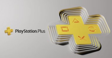 The PlayStation Plus logo is seen in this illustration. (Photo courtesy of Sony)
