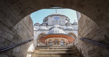 A general view of the Sokullu Mehmed Pasha Mosque, Istanbul, Turkey, April 4, 2022. (AA Photo)
