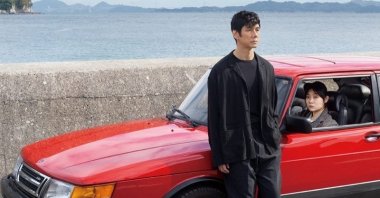 A still shot from "Drive My Car." 