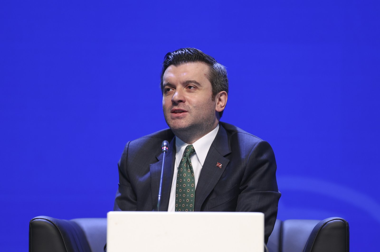 Deputy Foreign Minister Yavuz Selim Kıran speaks at a climate conference in Ankara, Turkey, March 31, 2022. (AA File Photo)