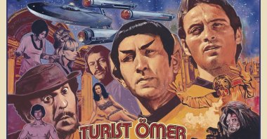 A poster for “Turist Ömer Uzay Yolunda” by Graham Humprey. (“Ömer the Tourist in Star Trek”)