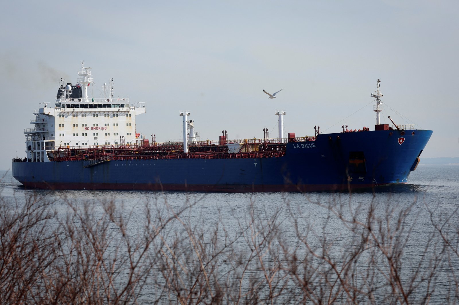 An oil tanker sails into New York Harbor as it arrives at the Port of New York and New Jersey following the Russian invasion of Ukraine, in Staten Island, New York City, U.S., March 10, 2022. (Reuters File Photo)