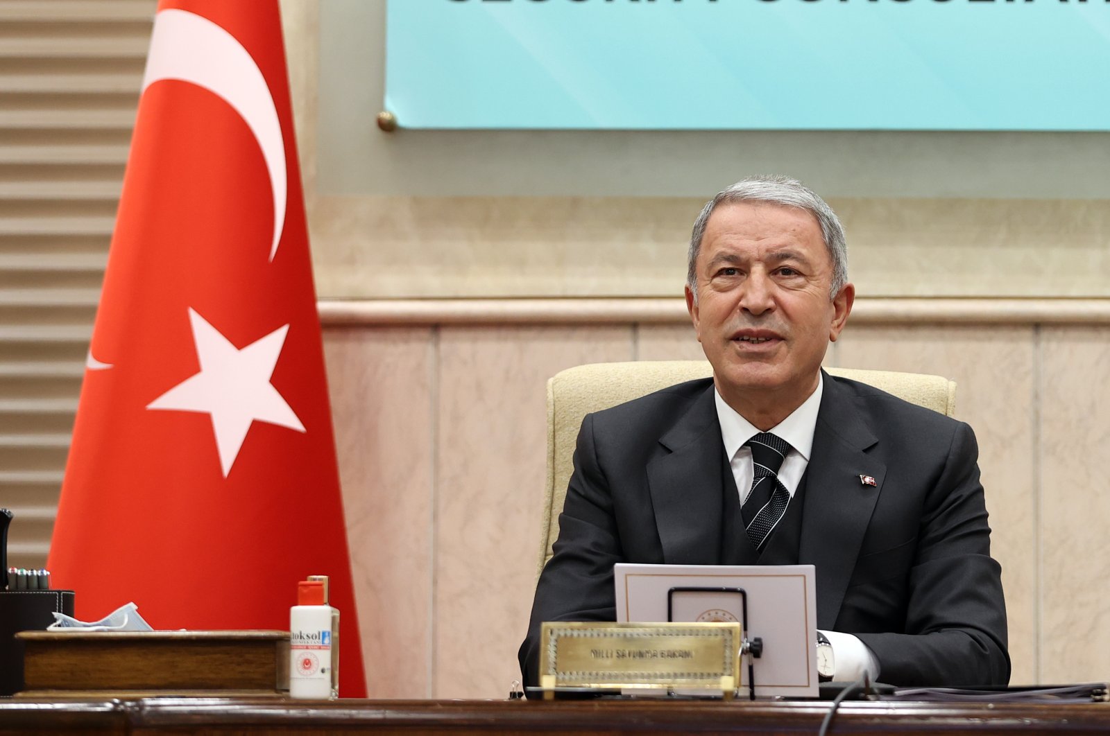 Menteri Pertahanan Turki, Inggris, Italia bertemu di Istanbul