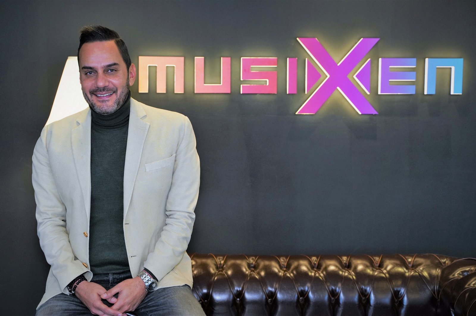 Çağrı Bozay, founder and CEO of Musixen, says the music industry is changing rapidly along with technological developments. (Courtesy of Musixen)