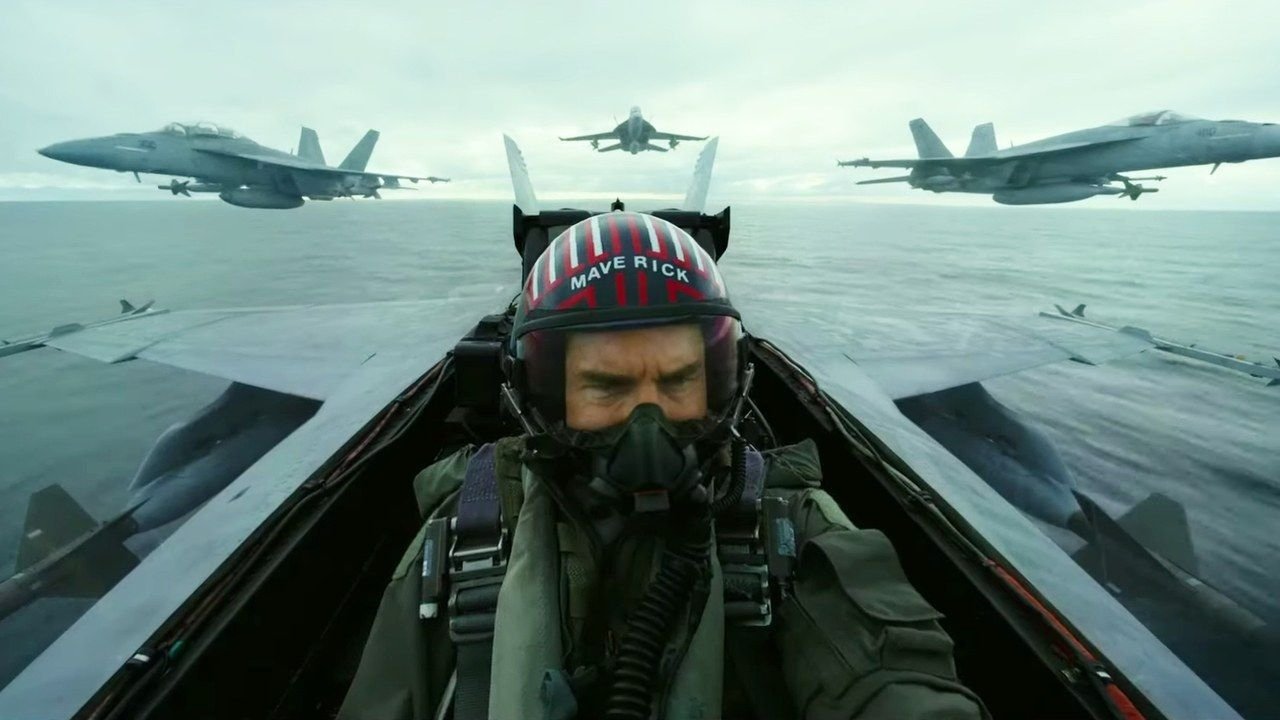 A still shot from the trailer of &quot;Top Gun: Maverick.&quot;