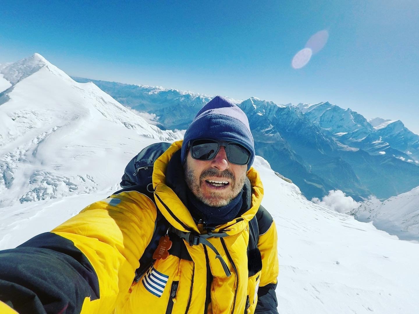 This undated photo shows Greek climber Antonios Sykaris during one of his climbing expeditions. (Antonios Sykaris on Instagram)