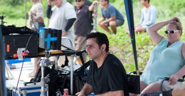 Tekin Girgin during a movie shoot, April 4, 2018. (Takvim Photo)