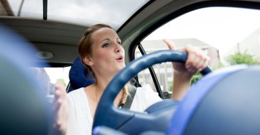 Blasting off fun tunes like The Weeknd's high-energy hit "Blinding Lights" might be fun while you're behind the wheel, but it may also make your driving less efficint, according to research. (dpa Photo)