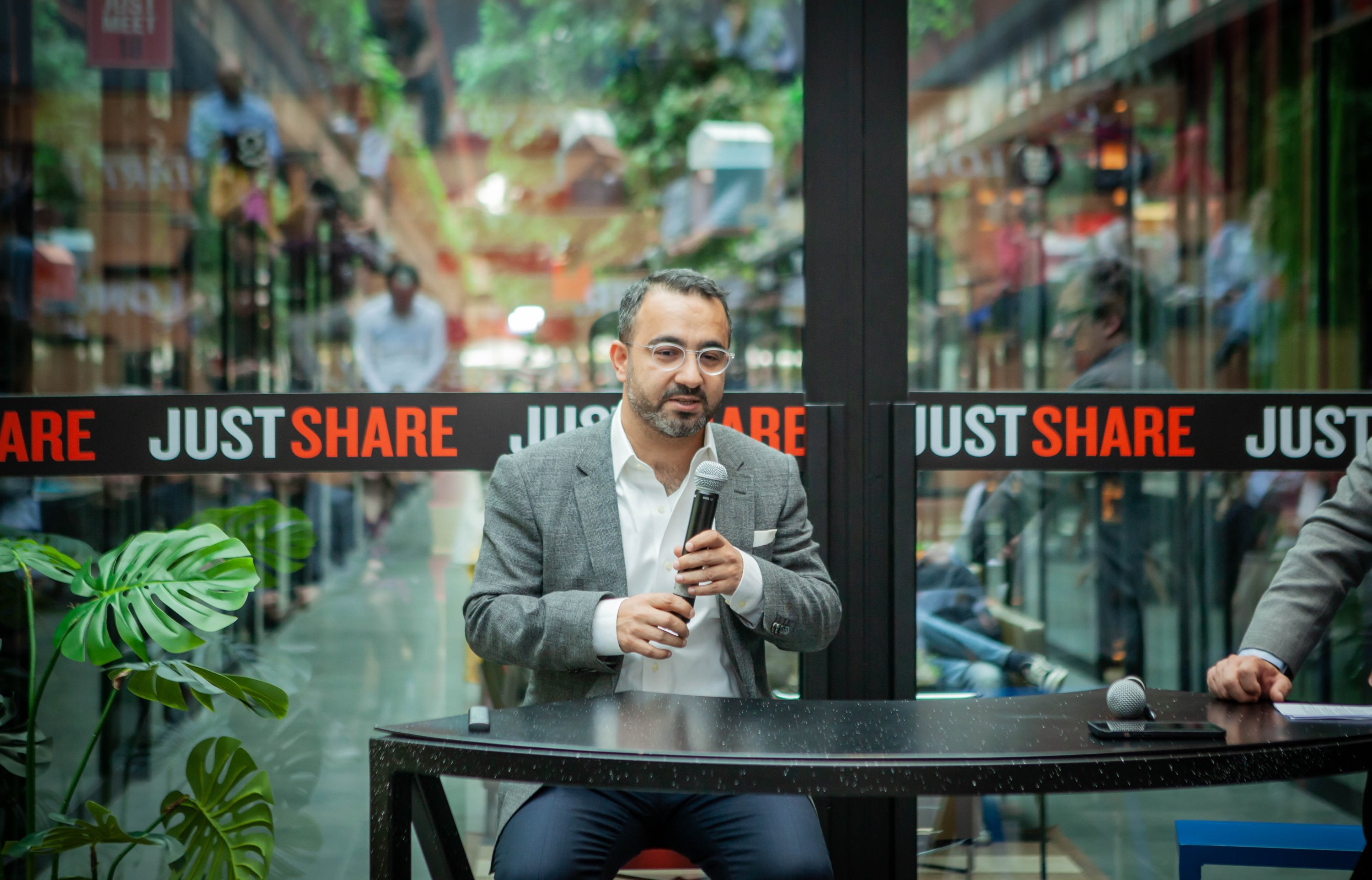 Muhammed Özhan, general manager of TT Ventures, speaks during an event in Istanbul, Turkey, March 12, 2022. (Photo by Hatice Çınar)