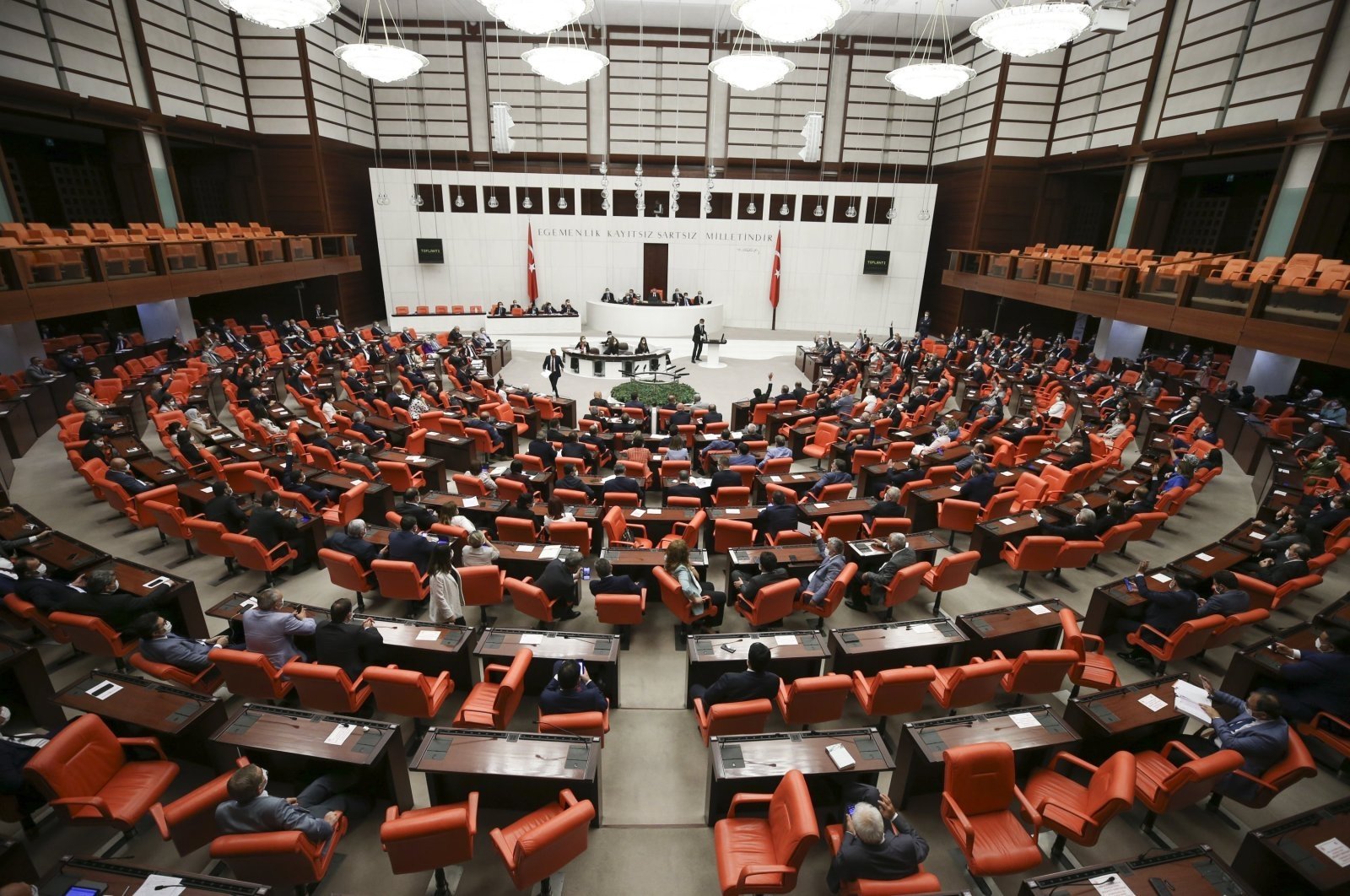 Parliament ratifies a social media regulation bill, Ankara, Turkey, July 29, 2020. (AA Photo)