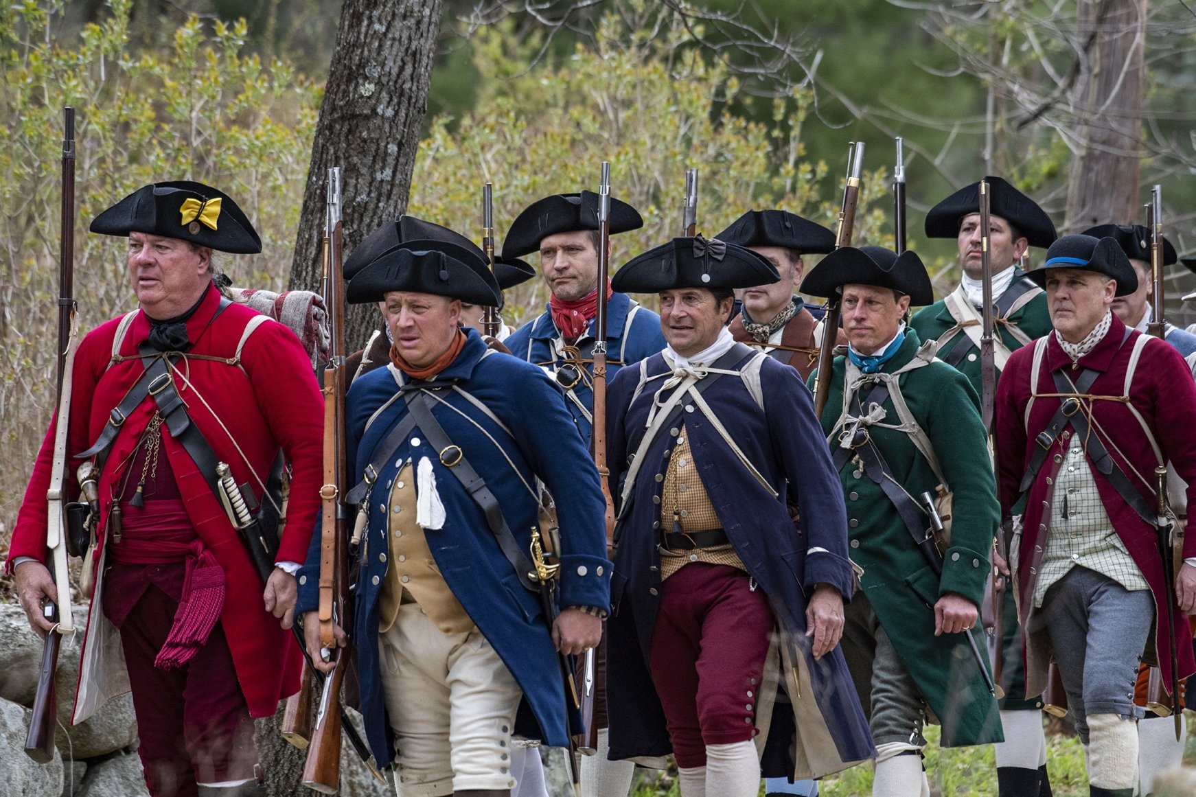 Opening Battle Of US Revolution Commemorated With Reenactment | Daily Sabah