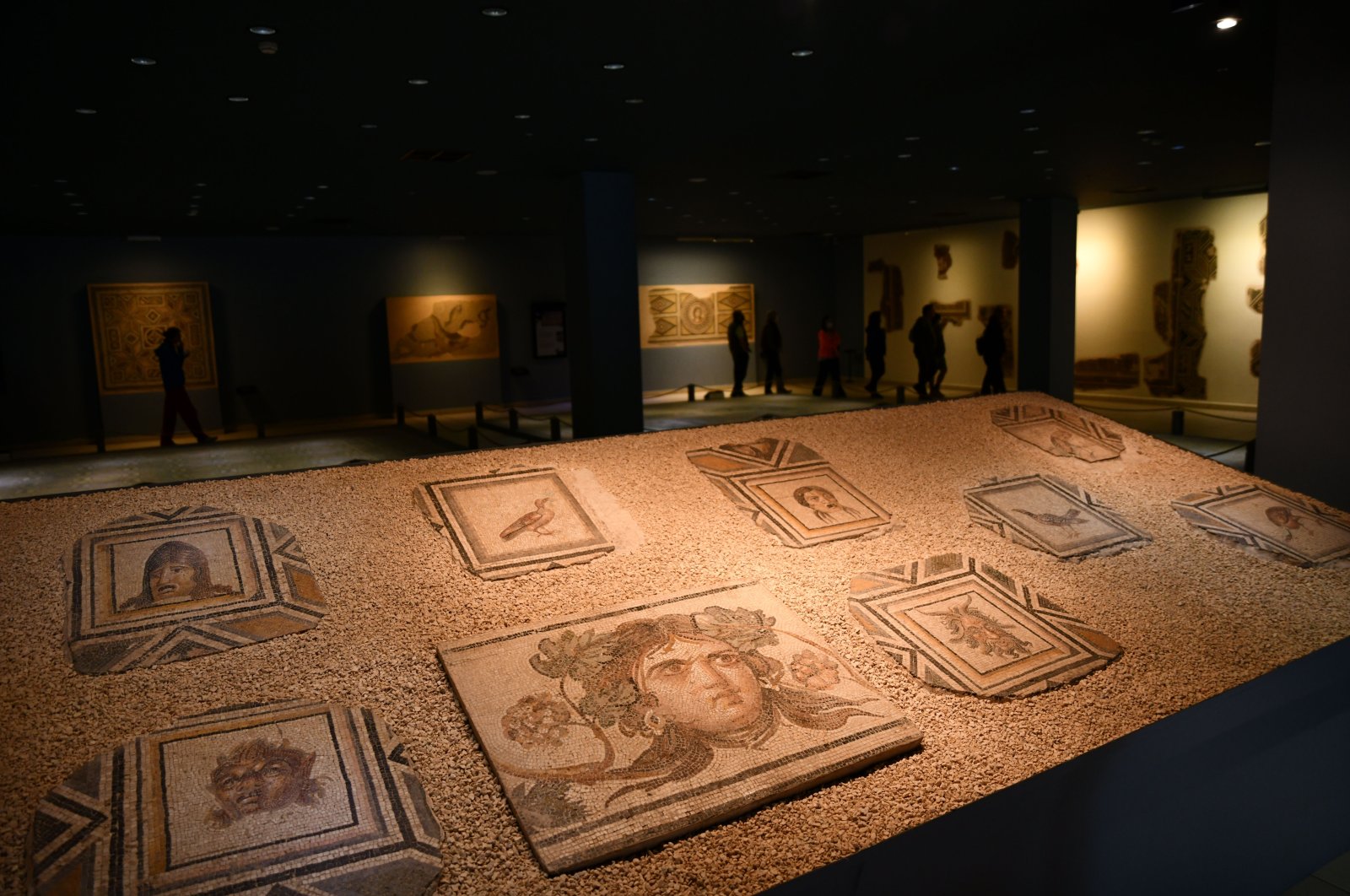 A general view from the Zeugma Mosaic Museum, Gaziantep, southeastern Turkey, April 17, 2022. (AA)