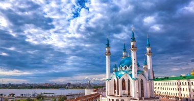 Kul Sharif Mosque in the Kazan Kremlin, Tatarstan, Russia, July 2015. (Shutterstock Photo)
