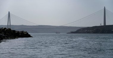 A general view of the Yavuz Sultan Selim Bridge, Istanbul, Ankara, April 1, 2022. (AFP Photo)