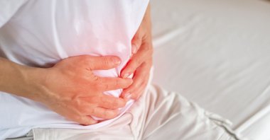 A person with irritable bowel syndrome may suffer stomach pain, diarrhea. (Shutterstock Photo)