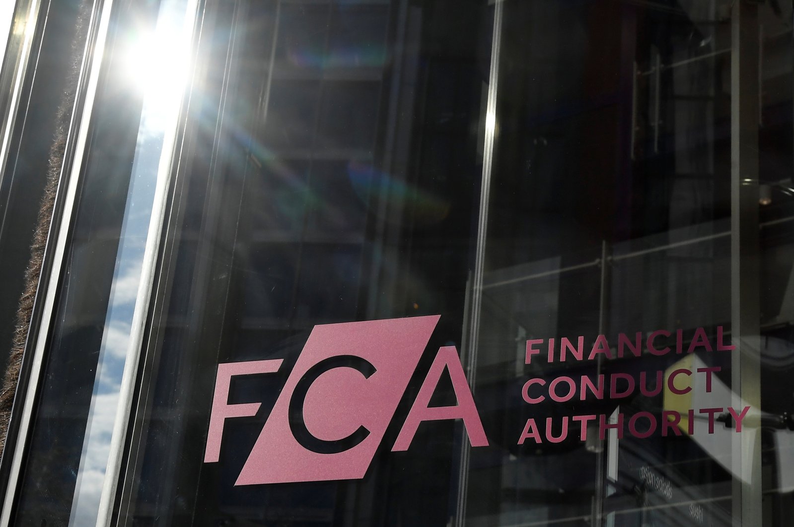 Signage for the Financial Conduct Authority (FCA), Britain&#039;s financial regulatory body, is seen at its head offices in London, Britain, March 10, 2022. (Reuters Photo)