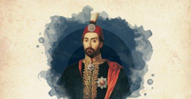 This widely used illustration shows Sultan Abdülmecid I, the 31st ruler of the Ottoman Empire. (Wikimedia/ Edited by Büşra Öztürk)