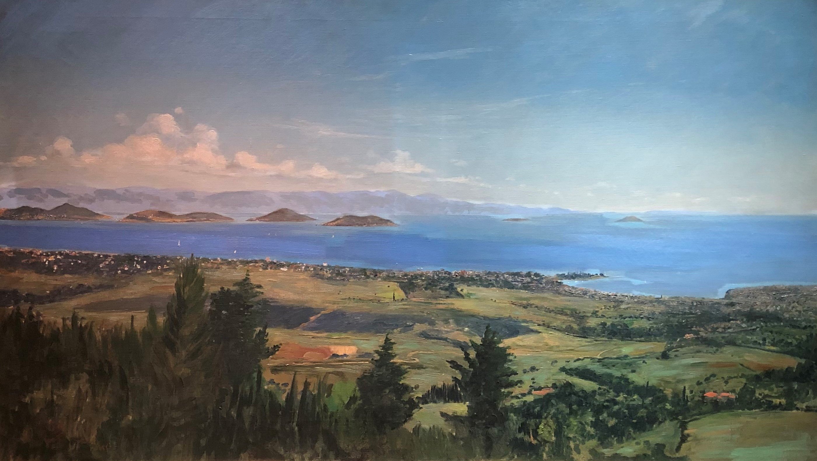 Abdülmecid Efendi, 'Landscape,' 1902-1903. (Photo by Matt Hanson) 
