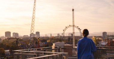 The famous Ferris wheel in the Prater was featured in several films. (DPA)