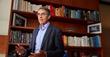 Kenneth Roth, executive director of Human Rights Watch, gestures during an interview with Reuters in Geneva, Switzerland, Jan. 12, 2021. (Reuters Photo)