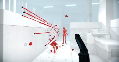 "Superhot" is a slow-motion action game that requires brains and spatial thinking. (Tri Synergy via dpa)