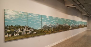 A view from "The Past Lasts Long," Kibele Art Gallery, Istanbul. 