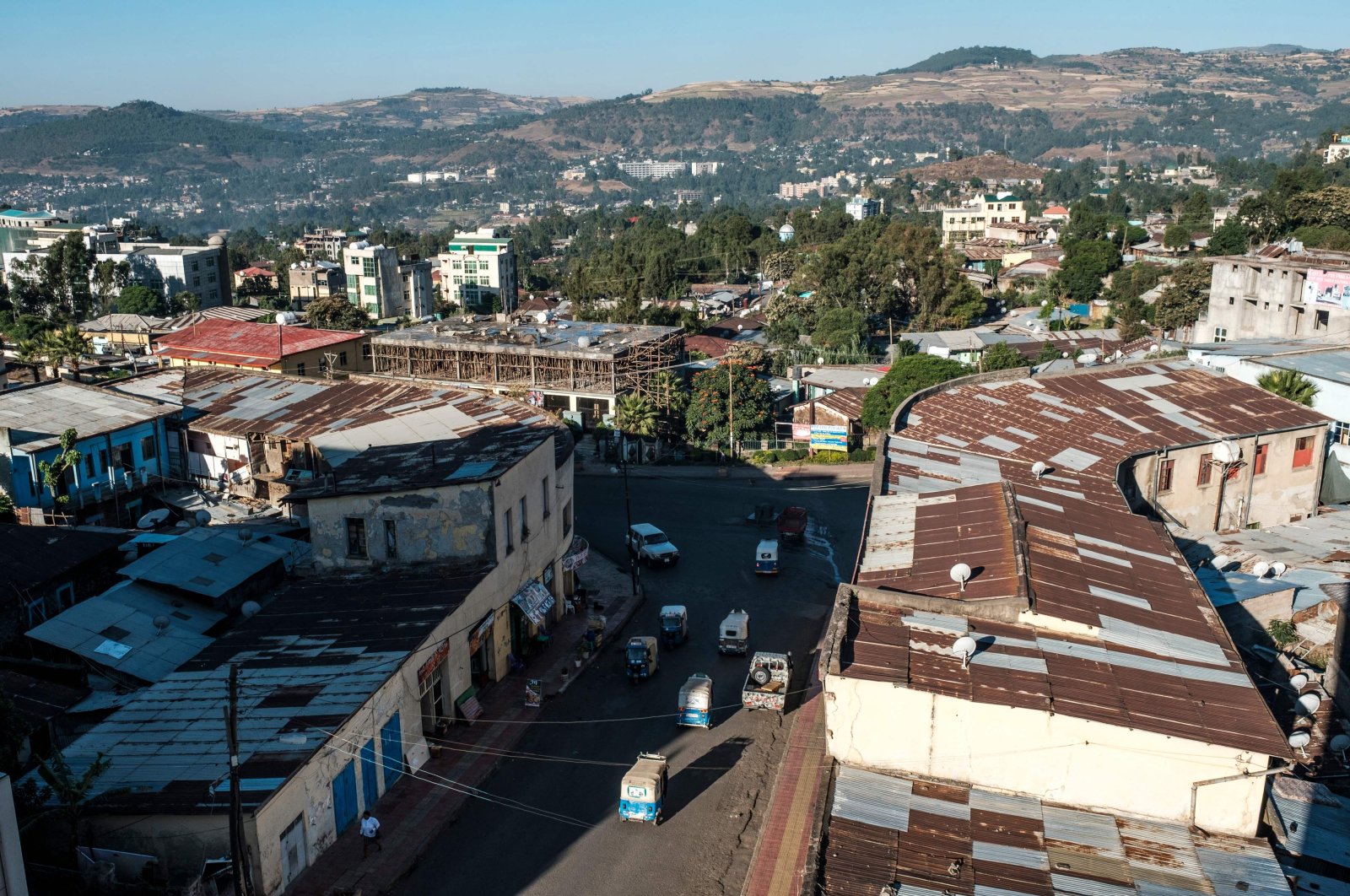 General view of the city of Gondar, Ethiopia, Nov. 10, 2020. (AFP Photo)