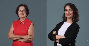 Begüm Can Öcal (L) and Şebnem Kurtul have become digital exporters using global technology platforms.