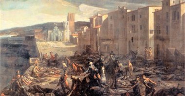 "Great Plague of Marseille" by Catalan-born French painter Michel Serre. (Sabah Archive Photo)