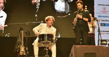 Goran Bregovic performs at the Bostancı Performance Center in Istanbul as part of the 8th Clarinet Festival, Turkey, Nov. 14, 2019. (Archive Photo)