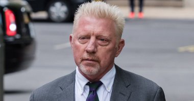 Former Tennis player Boris Becker arrives at Southwark Crown Court for sentencing, London, England, April 29, 2022. (AA Photo)