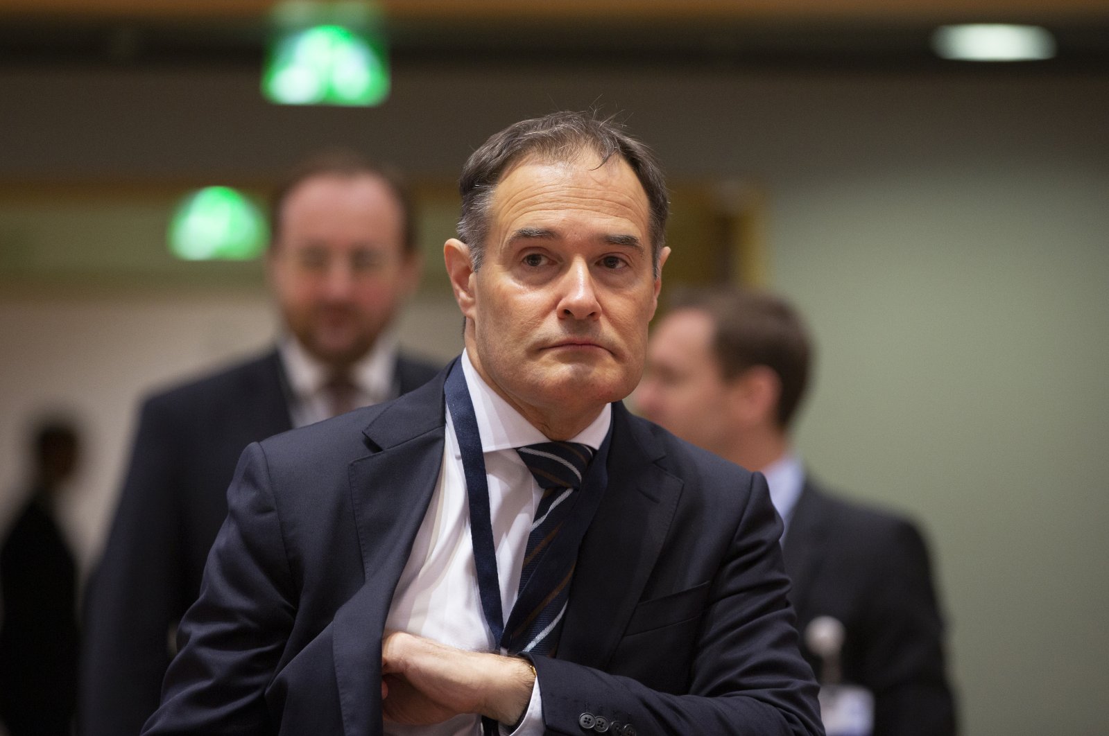 Fabrice Leggeri, executive director of Frontex, attends a meeting of EU interior ministers at the EU Council building in Brussels, Belgium, Dec. 2, 2019. The head of the European Union&#039;s border agency has offered to resign after allegations that Frontex was involved in illegal pushbacks of migrants, according to the European Commission and a German Interior Ministry spokesperson. (AP File Photo)