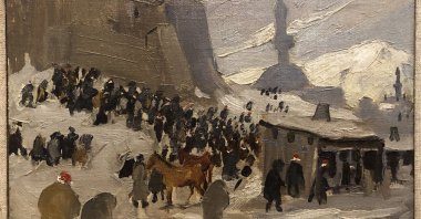 Valerian Sidamon-Eristavi, &quot;Erzurum, Etude,&quot; 1916. (Photo by Matt Hanson)