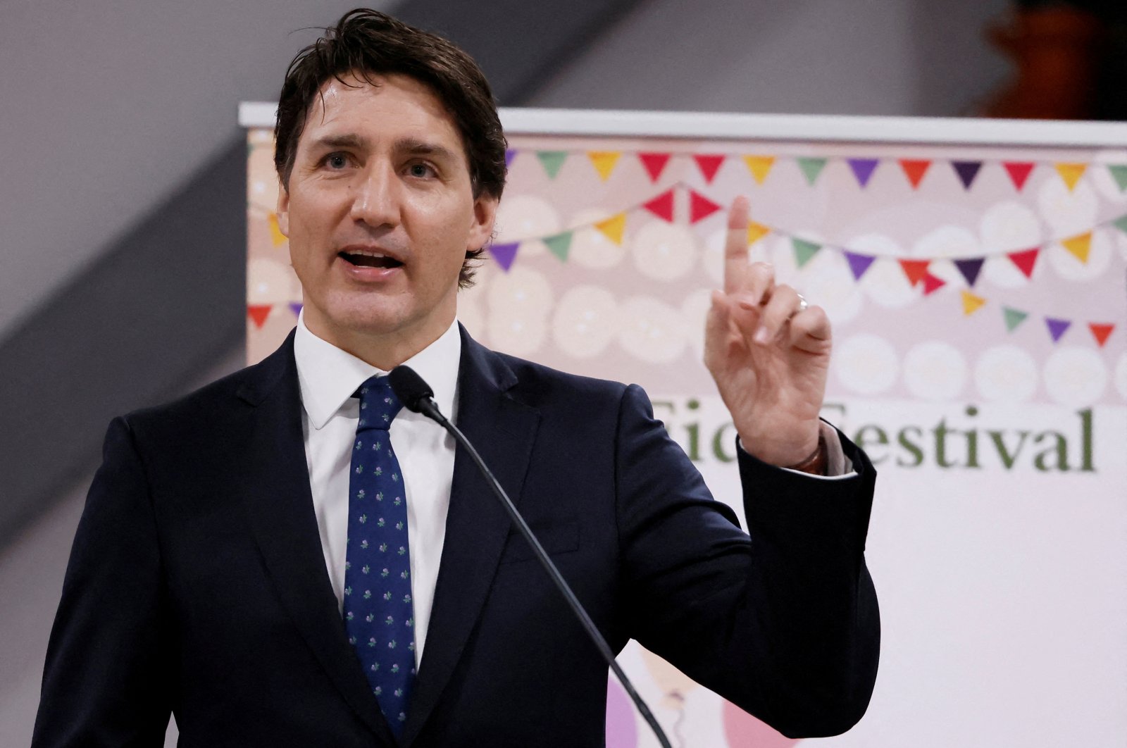 Canada&#039;s Prime Minister Justin Trudeau attends an Eid celebration in Ottawa, Ontario, Canada May 2, 2022. (Reuters File Photo)