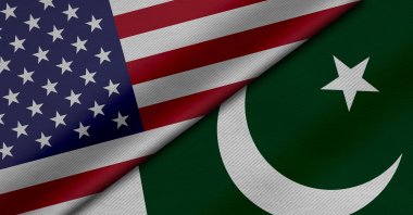 The flags of the United States and Pakistan. (Photo by Shutterstock)