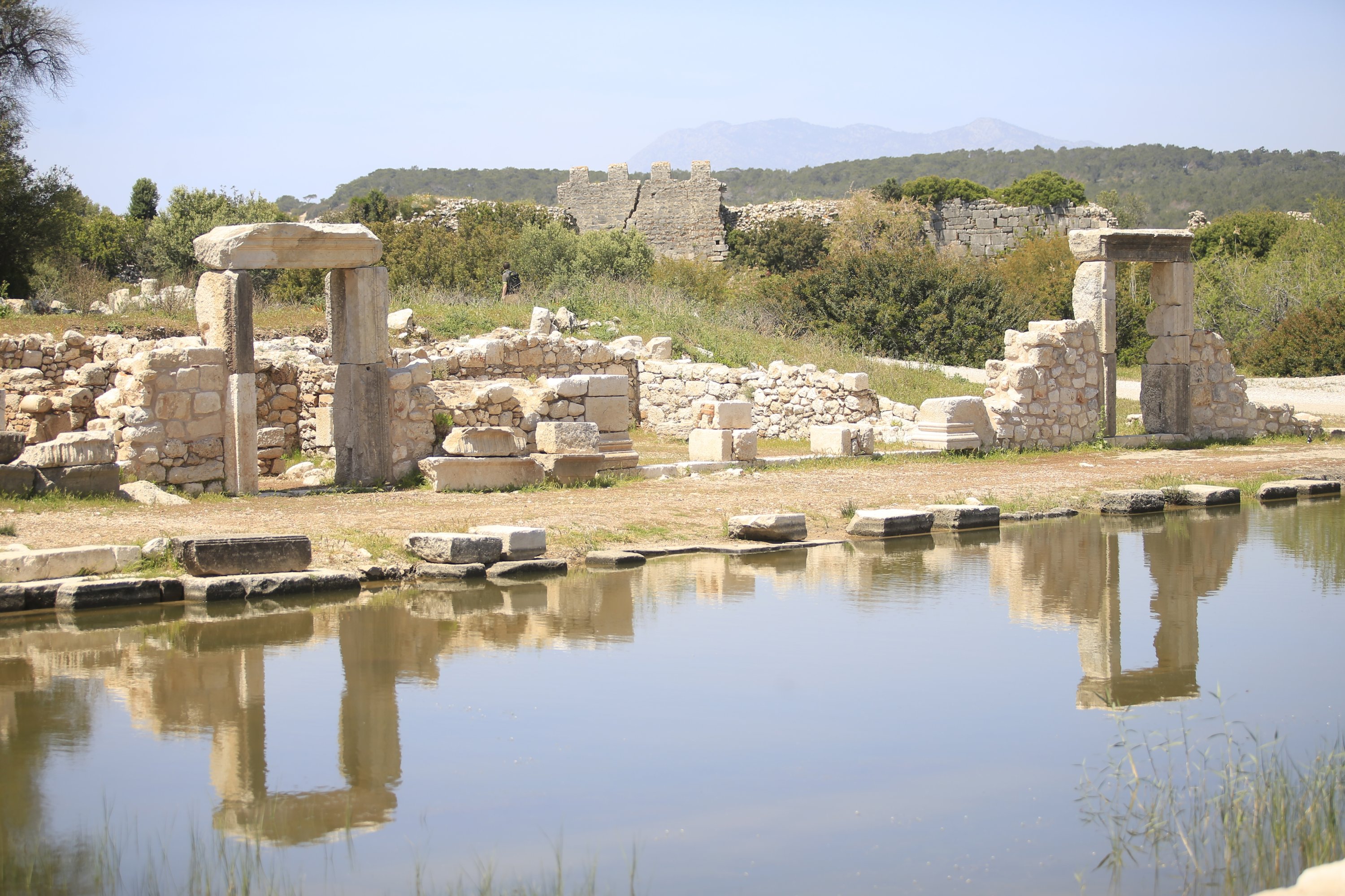 A general view of remains in the ancient city of Patara, Antalya, southern Turkey, May 5, 2022. (AA)