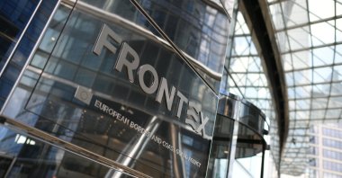 Frontex headquarters in Warsaw, Poland, April 29, 2022. (EPA)