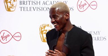 Actor Ncuti Gatwa arrives at the British Academy Television Awards in London, Britain, May 8, 2022. (Reuters Photo)