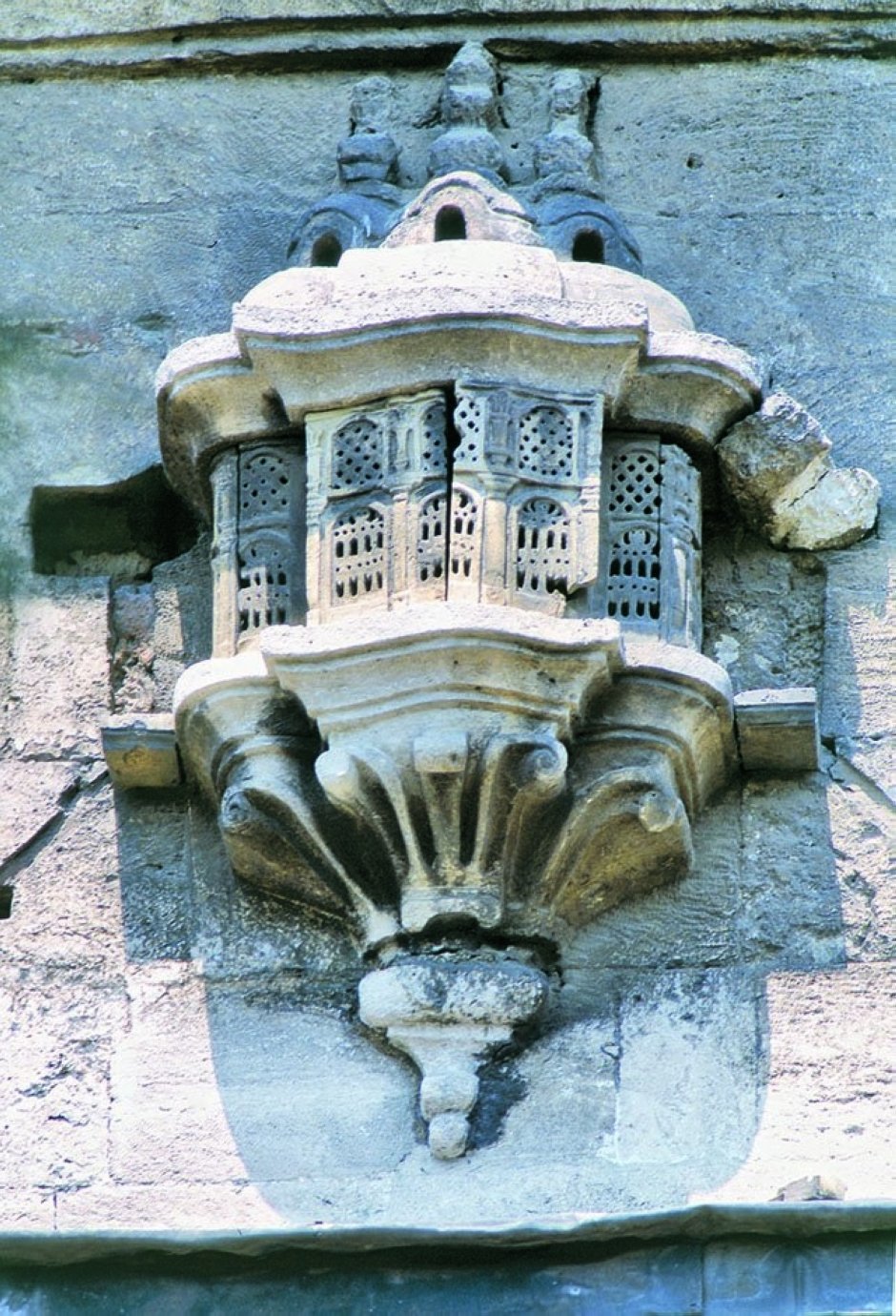 A bird house in the Selimiye Mosque, Istanbul. 
